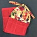 Wine Splendor Hanging Towel with Ties