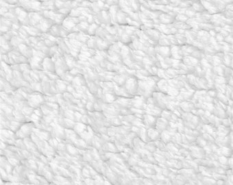 White Minky Sherpa - By the Yard or Half Yard