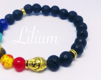 Aromatherapy Diffuser Chakra bracelet