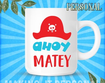 Ahoy Matey Personalised Mug Gift Idea