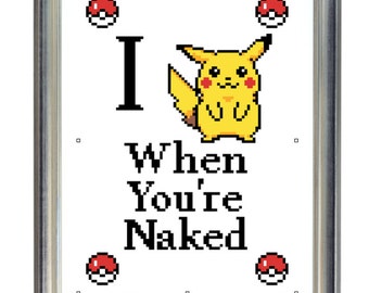 I Pikachu When Youre Naked - Womens Scoop Tee - Custom 