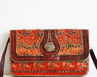 Art deco style clutch