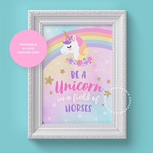 Unicorn wall art | Etsy