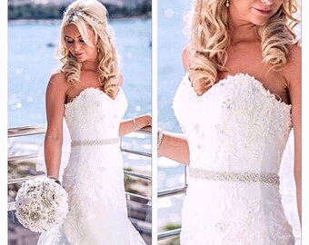 Crystal bridal sash belt crystal wedding dress belt sash,EVA