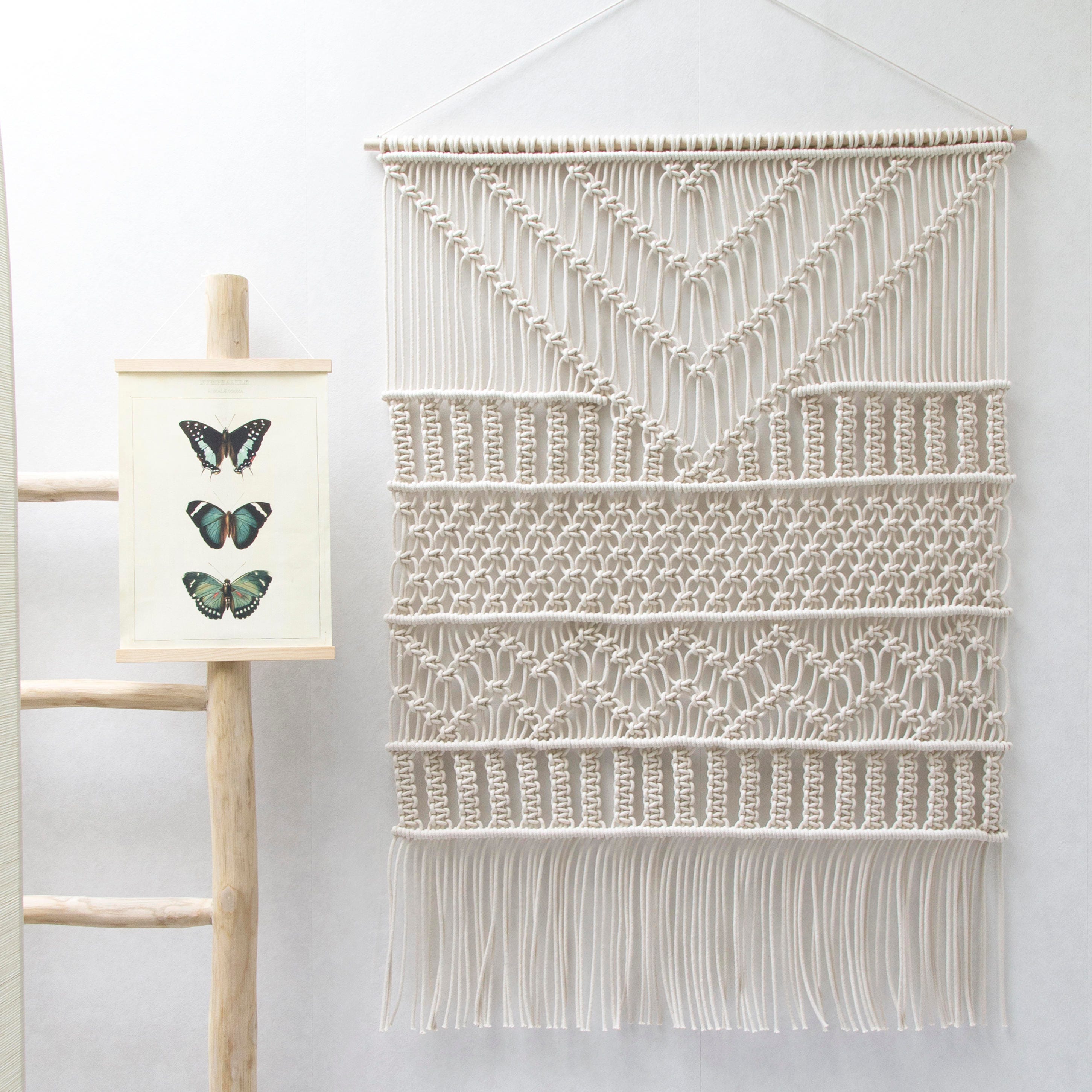 Large Macrame Wall Hanging Macrame Curtains Macrame Wall