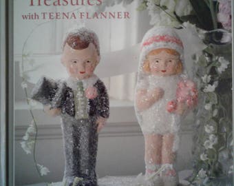 Book: Paper Mache Treasures Teena Flanner How to create Vintage style Collectibles