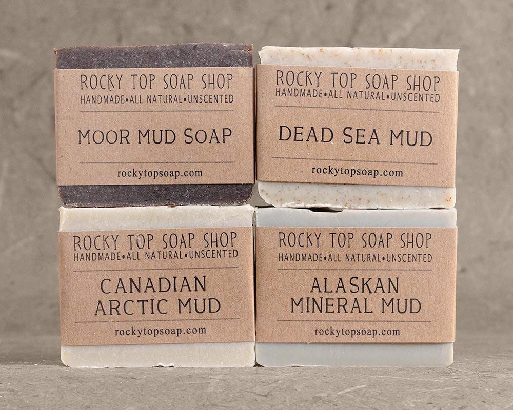Mud Soap Set Handmade Soap Artisan Soap Rustic Soap
