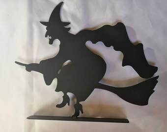 Wrought Iron Standing Witch