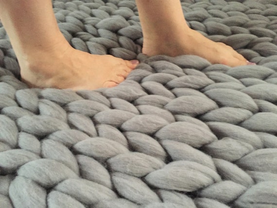 tapis grosse maille