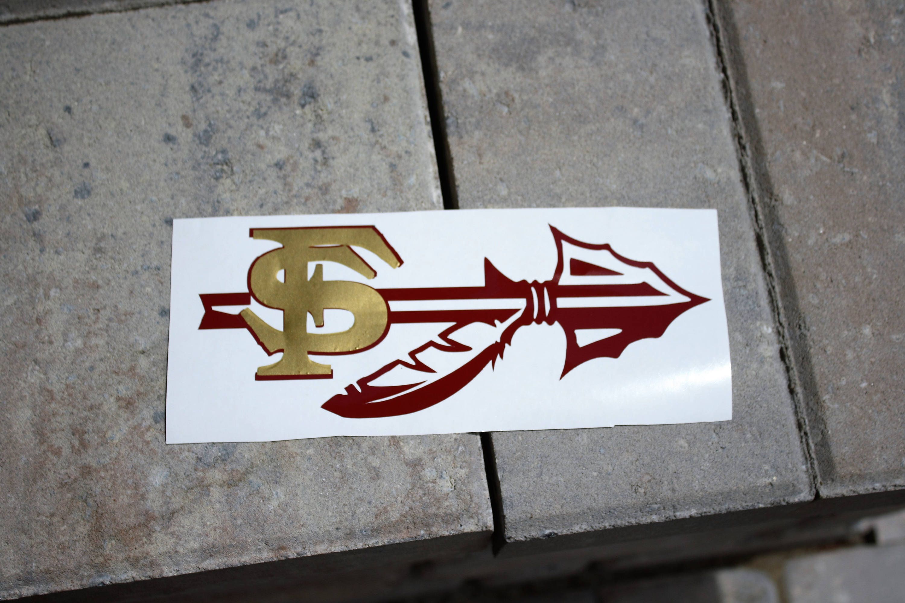 Fsu Spear Decal/Florida State Seminoles Decal/Fsu Car Decal