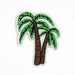 Coconut Palm Patch Sew On / Iron On DIY Patch Embroidered Applique 3.6x4.7cm - RP155
