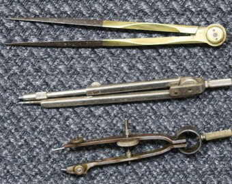 Caliper and 2 Compasses