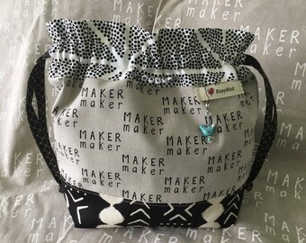The Maker Knitting Project Bag