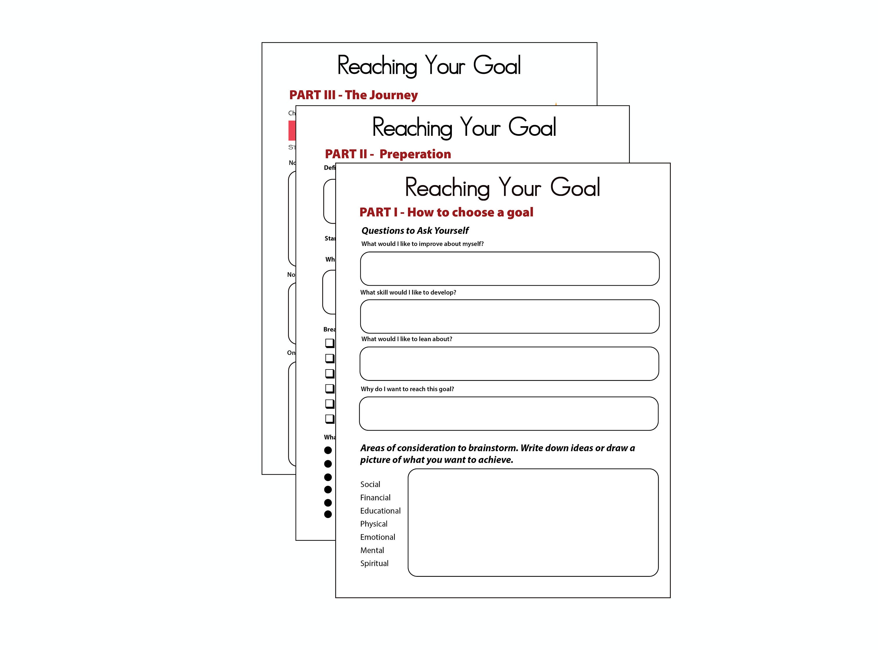 worksheet Self Esteem Building Worksheets printable goal journal self esteem building worksheet mental