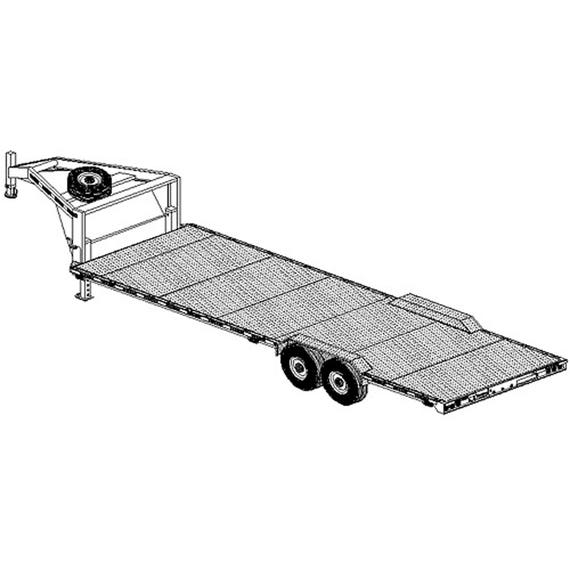 26 Gooseneck Trailer Plans Blueprints Model 26XT As Seen