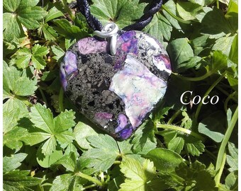 Dyed Jasper stone pendant