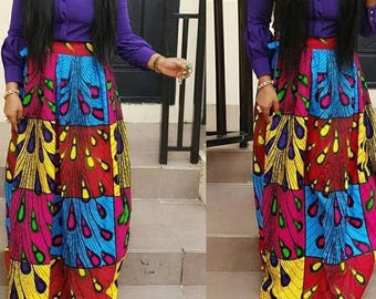 Ankara maxi skirt, Ankara skirt, Ankara fabric, African fabric, African maxi skirt, African skirt, African print skirt, Maxi skirt