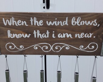 Custom Quote Wind Chime | Garden Decoration |
