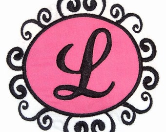 Scroll Machine Embroidery Applique Frame Desgin - INSTANT DOWNLOAD