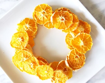Organic Orange Dried Fruit Snack Slices Oil Free No Sugars Added