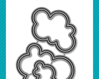 Lawn Fawn - Lawn Cuts - Simple Puffy Cloud Frames Dies