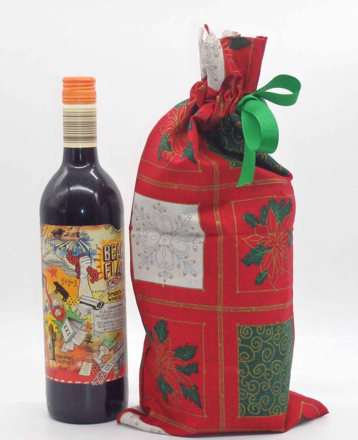 christmas gift bottle bags