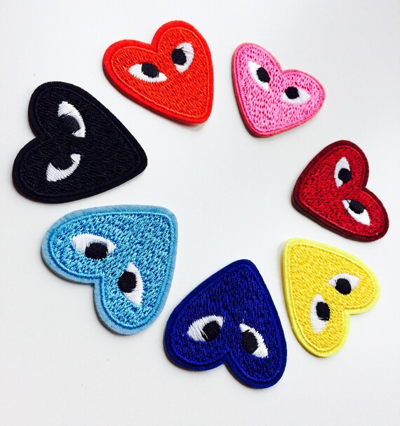 Heart Patch Cute Hipster Trendy Emo DIY Fashion