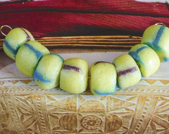 20 pcs. Krobo Beads Ghana Beads Trade Beads Africa