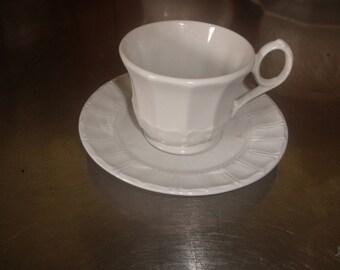 lot 6 vintage red cliff ironstone heirloom cup saucer sets