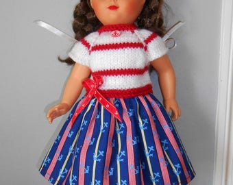 Françoise doll / Emily / Francette of fashions and work - seaside dress