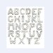 Silver Letters/Numbers 14" Foil Balloons / Alphabet Balloons for back drops, photo props, parties decorations