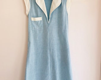 Vintage 70's Striped Smock Dress