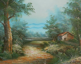 Painting landscape painting