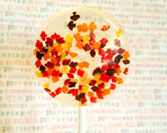 Autumn Leaves Lollipops. autumn lollipops. fall lollipops. fall treats. autumn treat. fall ya'll. halloween treats. fall party decor. leaves