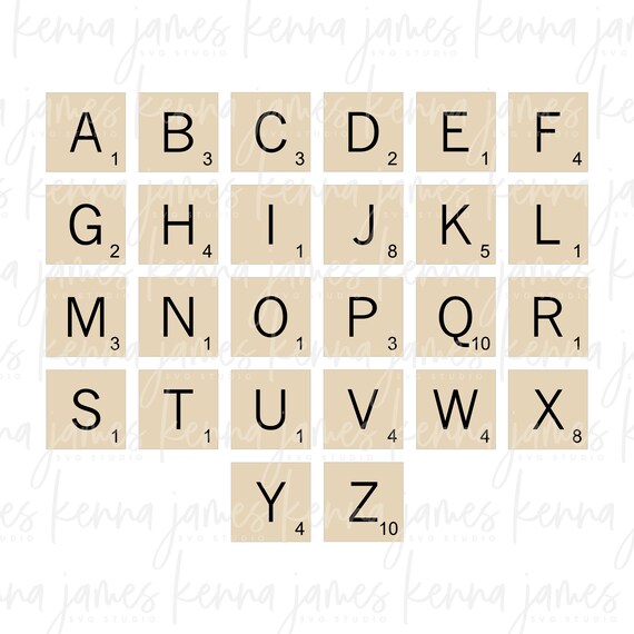 Download Scrabble Tile Alphabet svg Scrabble svg Tile svg Tiles