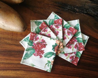 6 Absorbent Coasters - Nature inspired