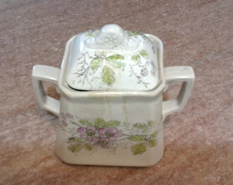 Graniteware Sugar Crock with lid