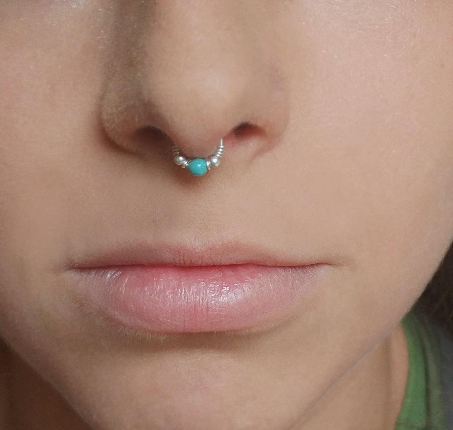 Nose Ring Hoop Septum Nose Ring Small Septum Ring Thin