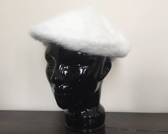 French Beret Hat - Womens Hat - Winter Hat Women - Fur Hat for Women - Vintage Berets Berret Baret - Womens Winter Hats Slouchy Hat Tam Hat