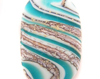Spearmint Lampwork Focal Bead SRA