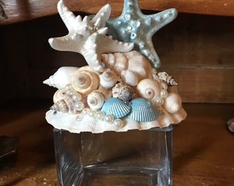 Beach Wedding Cake Topper, Beach Wedding Decor, Wedding Reception Cake Topper