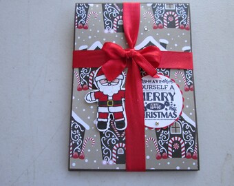 Christmas Card Homemade Fancy Fold