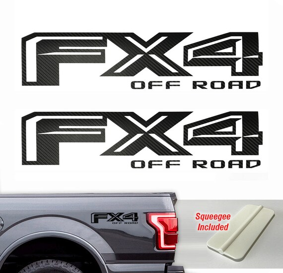 Ford FX4 F150 Off Road 2015 2016 2017 Decals Sticker Black