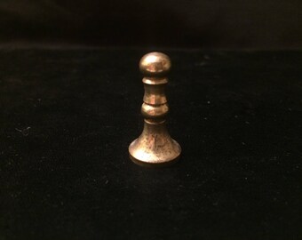 Brass Wax Seal, Stamp of the letter "Q." Made in England