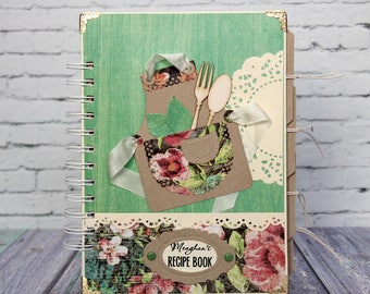 Personalized Recipe Journal - Custom Recipe Book - Blank Recipe Book - Bridal Shower Recipes - Family Recipe Book - Gift for Couples