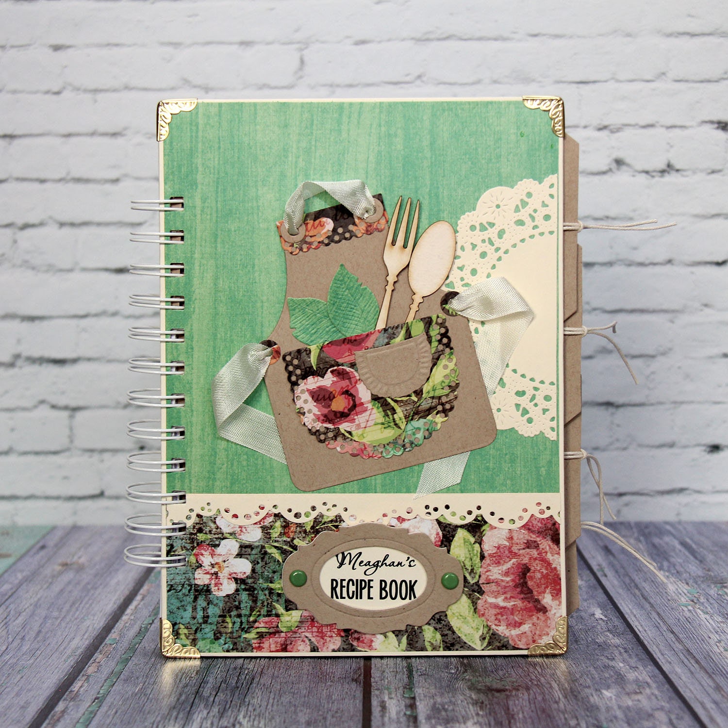 Personalized Recipe Journal Custom Recipe Book Blank