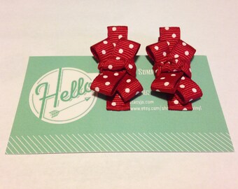 Cute double bow hair clip!
