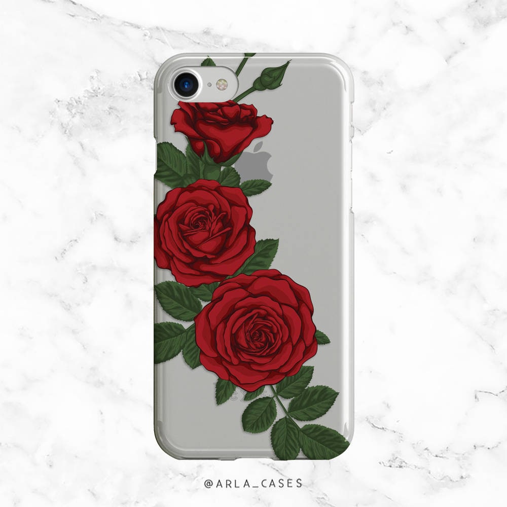 Rose Phone Case iPhone 8 Case X 7 Plus 6s Galaxy Note 8