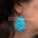 PDF Crochet Earrings Pattern, Pendant Necklace, DIY Earrings, Crochet Pattern, Blue Earrings, Pearl Earrings, Cotton Jewelry