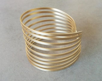 Bridal Bracelet, Gold Cuff Bracelet, Gold Bracelet, Bridal Cuff, Bangle Bracelet, Wedding Jewelry, Wide Cuff Bracelet, Gold Wedding Bracelet